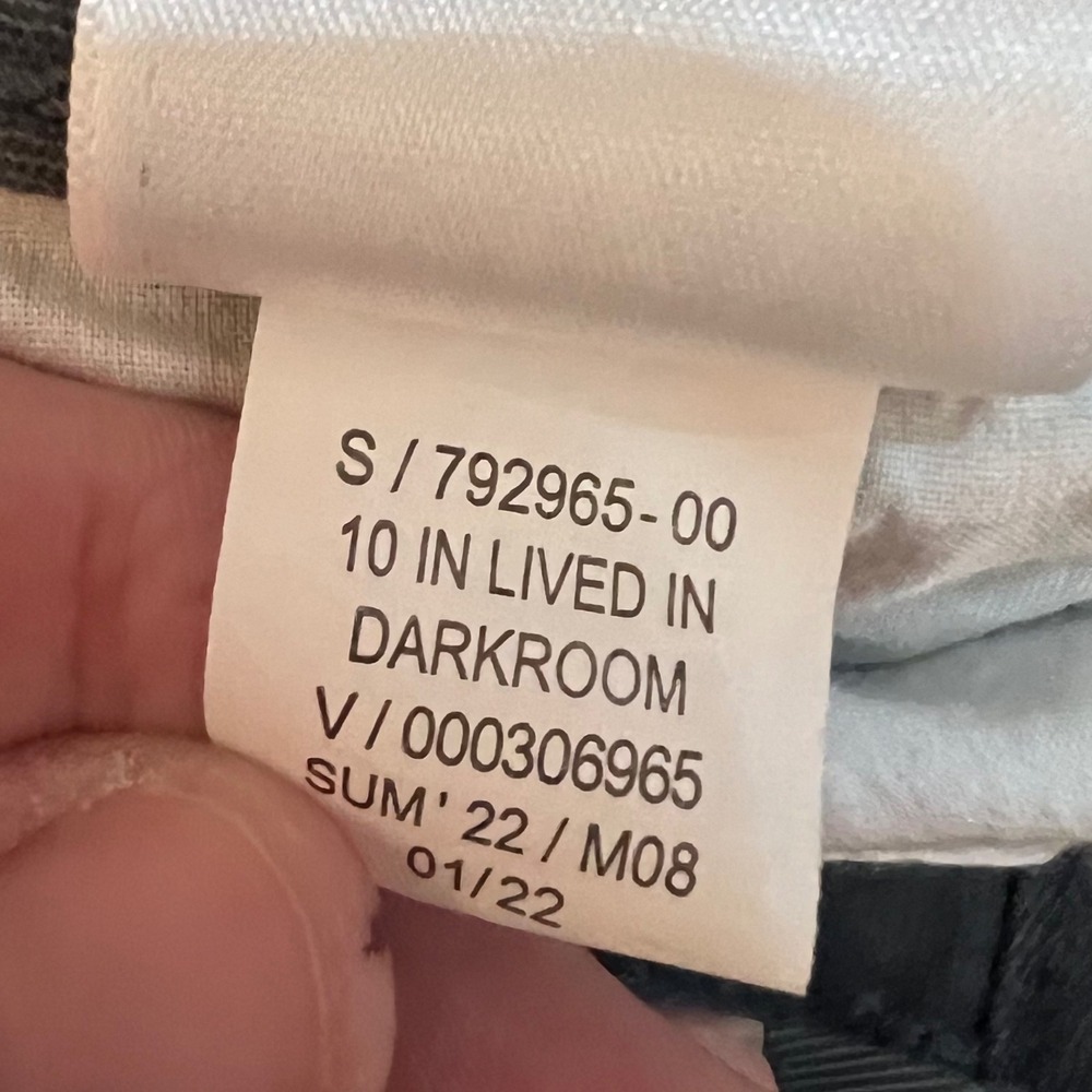 Old Navy Lived In Straight Cargo Shorts Mens 38 Grey Built In Flex Pockets - Picture 14 of 16